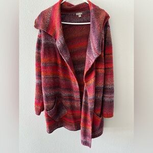 W’s J Jill Open Front Boho cardigan